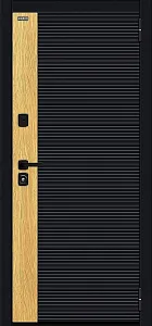Товар Дверь Эво/SBlack Black Shell-Wotan Oak/White Silk BR6249
