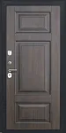 Дверь ДвериПРО Квадро ФЛ-659 (12мм, Нуссбаум+черная патина винорит) DPRO227803 фото