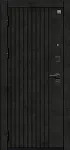 Дверь B(V-15) Черный муар + Бетон темный - Софт ясень белый DIS007352 фото