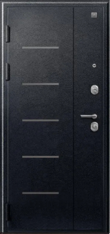 Товар Дверь V-07 Черный муар - Дуб пепельный DIS007350