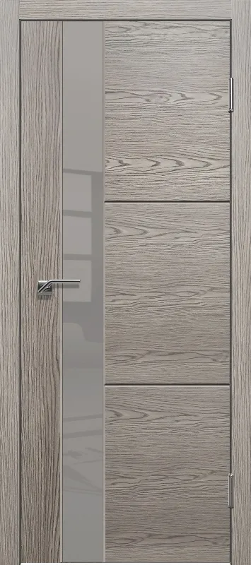 Фото Межкомнатная дверь Легенда Дания 2 Ясень мокко Стекло Лакобель мокко