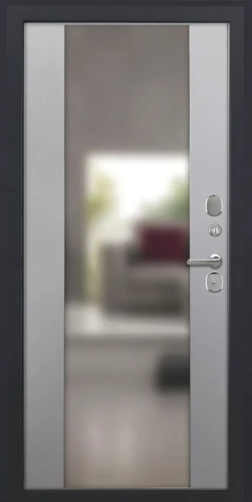 Товар Дверь ДвериПРО Аура Алиса (16мм, ПВХ софт грей, зеркало) DPRO195332